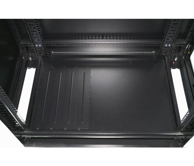 Extralink Szafa rack 27U 600x800mm czarna stojąca EX.11366 - 489496 - zdjęcie 7